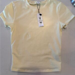 Garage Kids Short Sleeve Tee in Pale Yellow